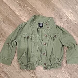 Anthropologie Khaki Lightweight Jacket